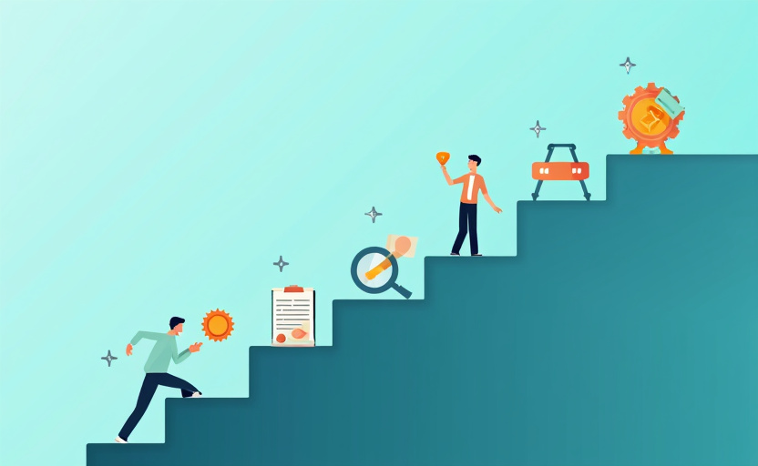 即日入金のステップを示すイメージ