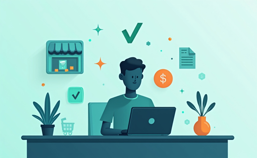 個人事業主がファクタリングを利用するイメージ